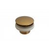 Aquatica Euroclicker3 Aged Gold Bathtub Drain02