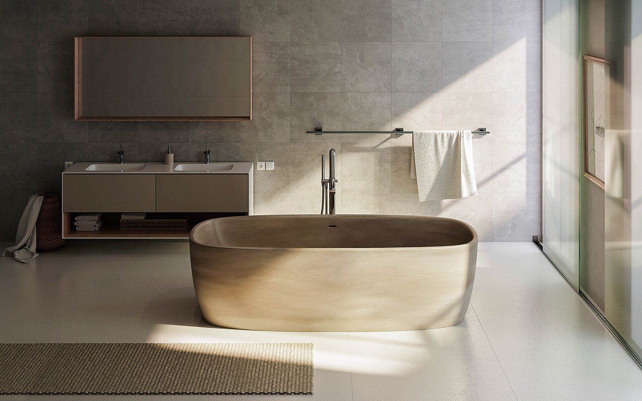 Aquatica coletta concrete freestanding solid surface bathtub web 01