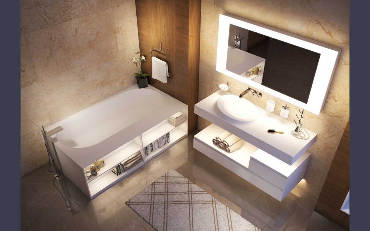 Мебель для ванной в стиле минимализм фото Storage Lovers