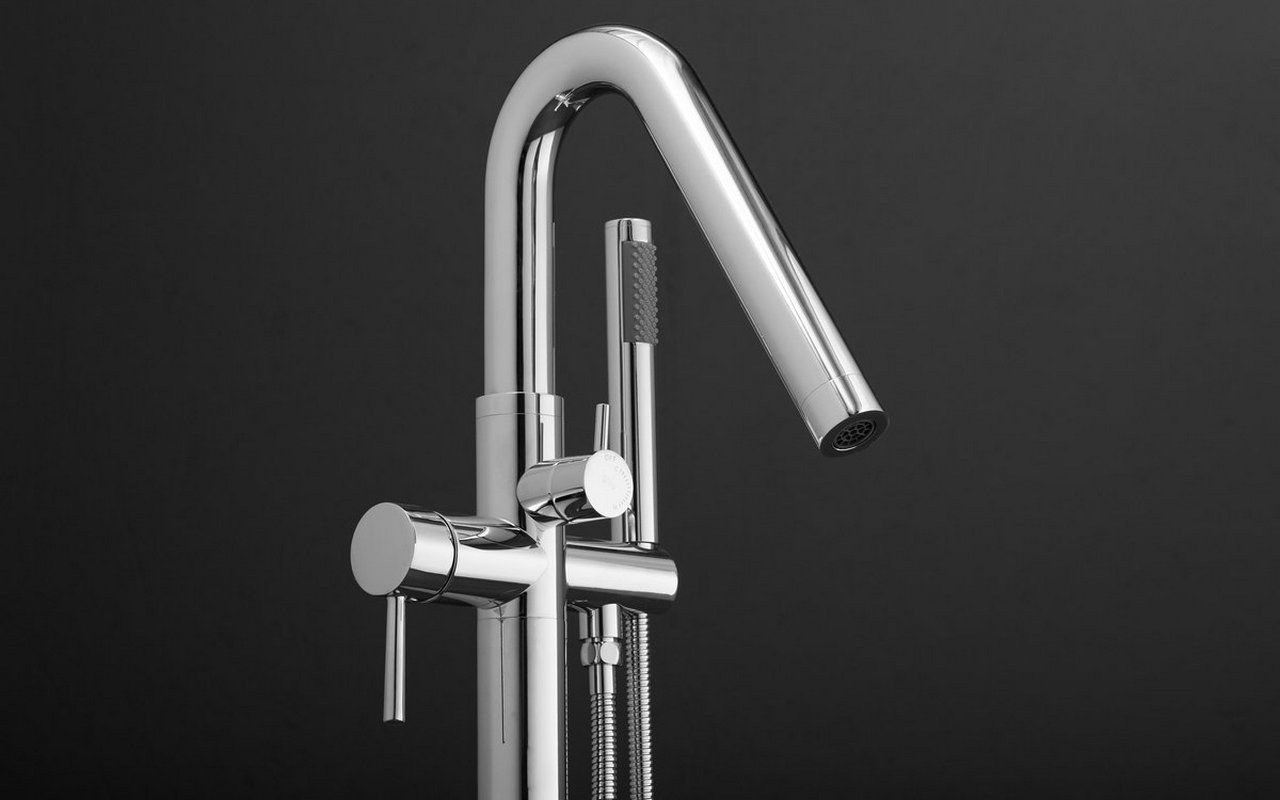 Colonna-WS Напольный Смеситель для Ванны Хромированный picture № 0