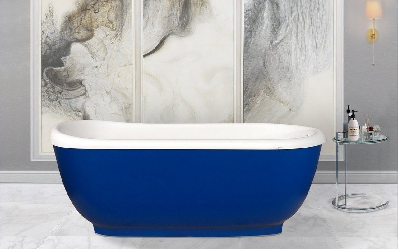 Fido-Blue-Wht отдельностоящая ванна из искусственного камня picture № 0