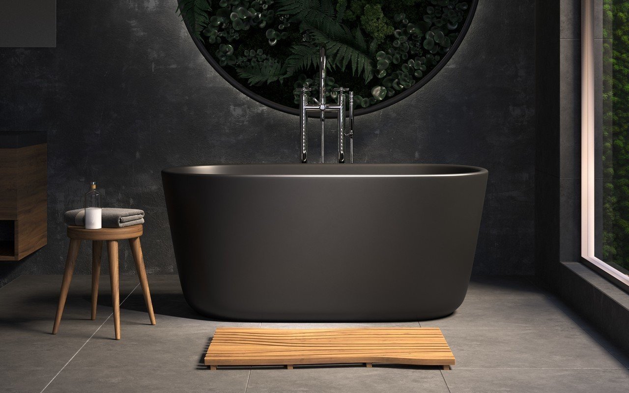 Aquatica Lullaby Blck Mini Freestanding Solid Surface Bathtub 01 (web)