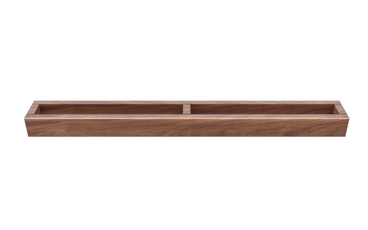 Aquatica Universal 32 Waterproof Wall Mounted American Walnut Wood Towel Rack0234