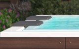 Aquateica Vibe Infinity Spa With Wooden Siding011