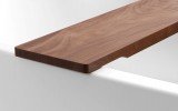 Aquatica Universal 36.25 Waterproof American Walnut Wood Bathtub Tray051