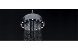 Dynamo Dynamic LED Hydro powered Round Shower Head Chrome 3