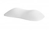 Polyurethane gel bathtub headrest Vanilla Wht