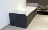 Pure 2D Back To Wall Stone Bathtub DSC00474