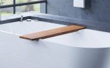 Universal Waterproof Iroko Wood Bathtub Tray 05 (web)