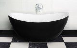 Aquatica purescape 171m blck wht freestanding solid surface bathtub customer photos 02