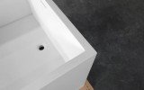 Aquatica Claire White Freestanding Solid Surface Bathutb04