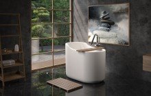 Aquatica True Ofuro Nano White Freestanding Solid Surface Bathtub01