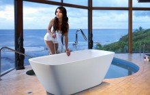 Arabella Wht Freestanding Stone Bath 1200 1800