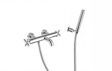 Celine 157 Thermostatic Wall Mounted Bath Filler Chrome (web) 01