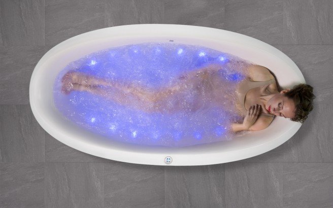 Ванна c воздушным массажем и хромотерапией Sensuality Mini-F Relax