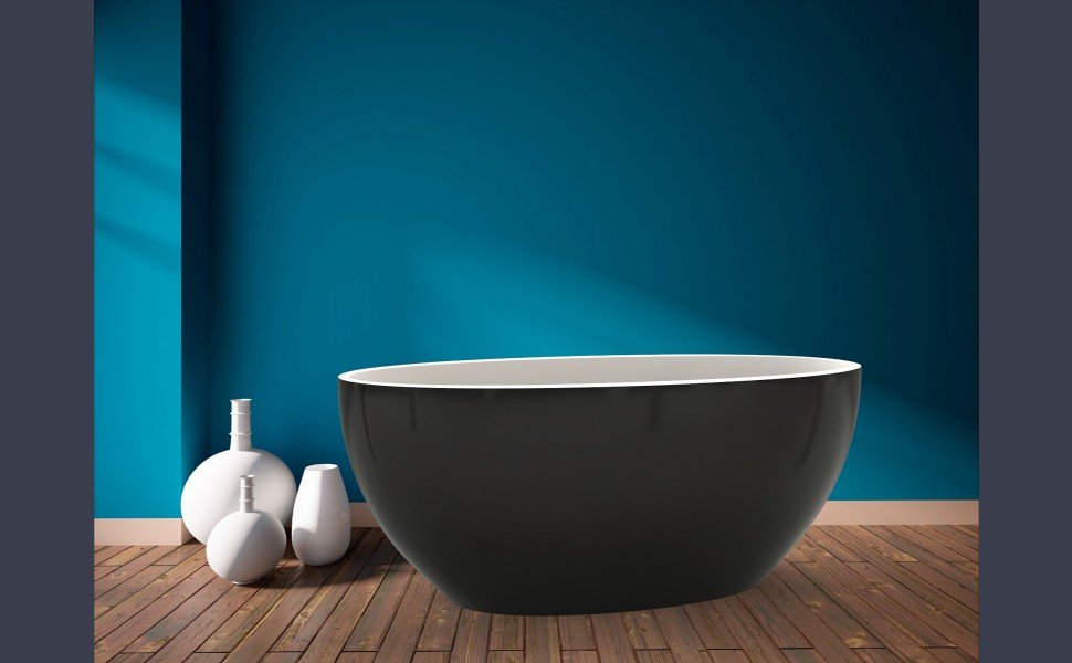 Синяя ванная комната дизайн фото Sensuality-Mini-F
