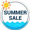 Summer sale icon