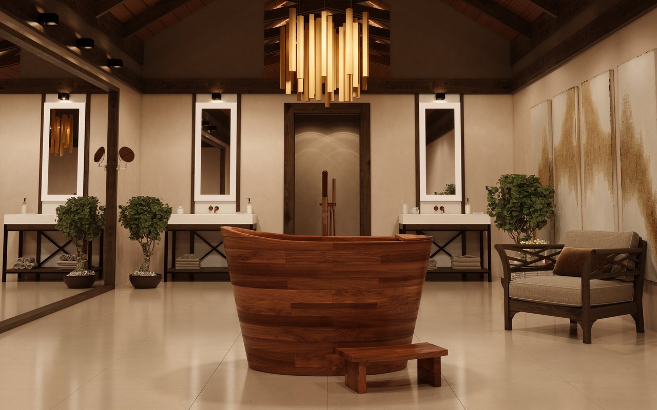 Aquatica TrueOfuro American Walnut Freestanding Wood Bathtub 1 (web)