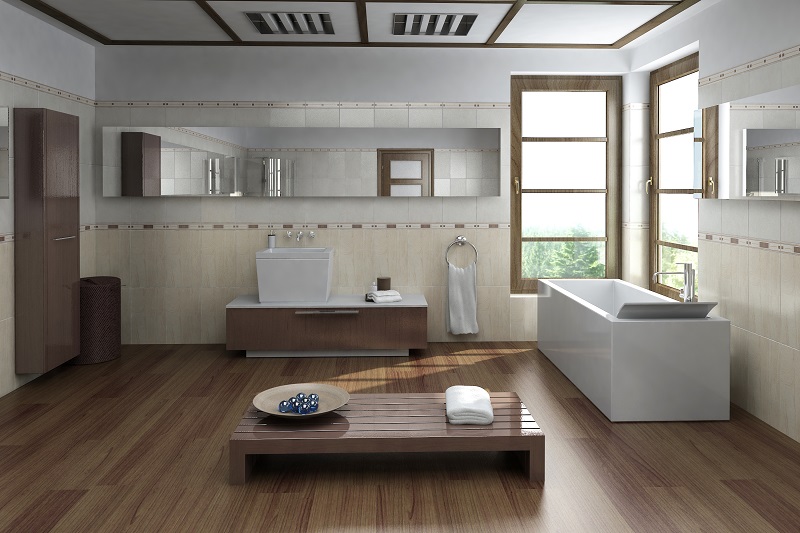 Ванная комната в этническом стиле 56583380