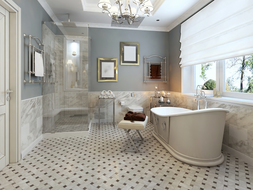 Классический дизайн ванной комнаты классика фото 285930074