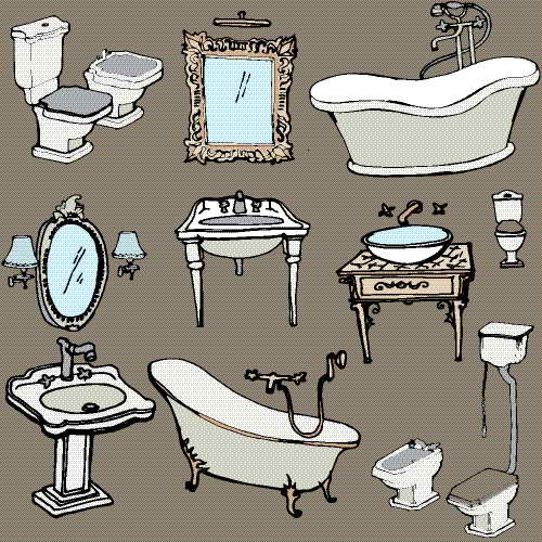 Классический дизайн ванной комнаты классика рисунок 508801750