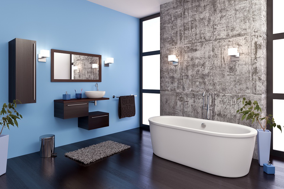 Ванная комната в стиле минимализм фото 153610025
