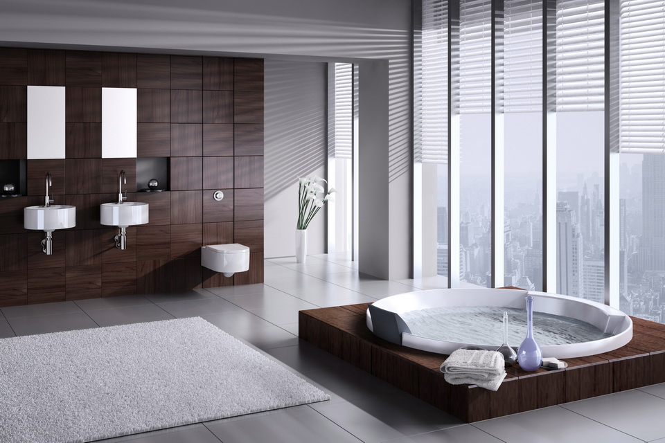 Ванная комната в стиле минимализм фото 129944516