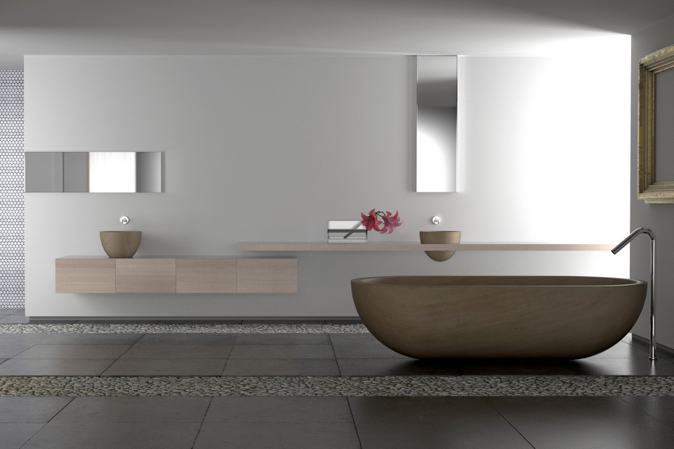 Ванная комната в стиле минимализм фото 5466158