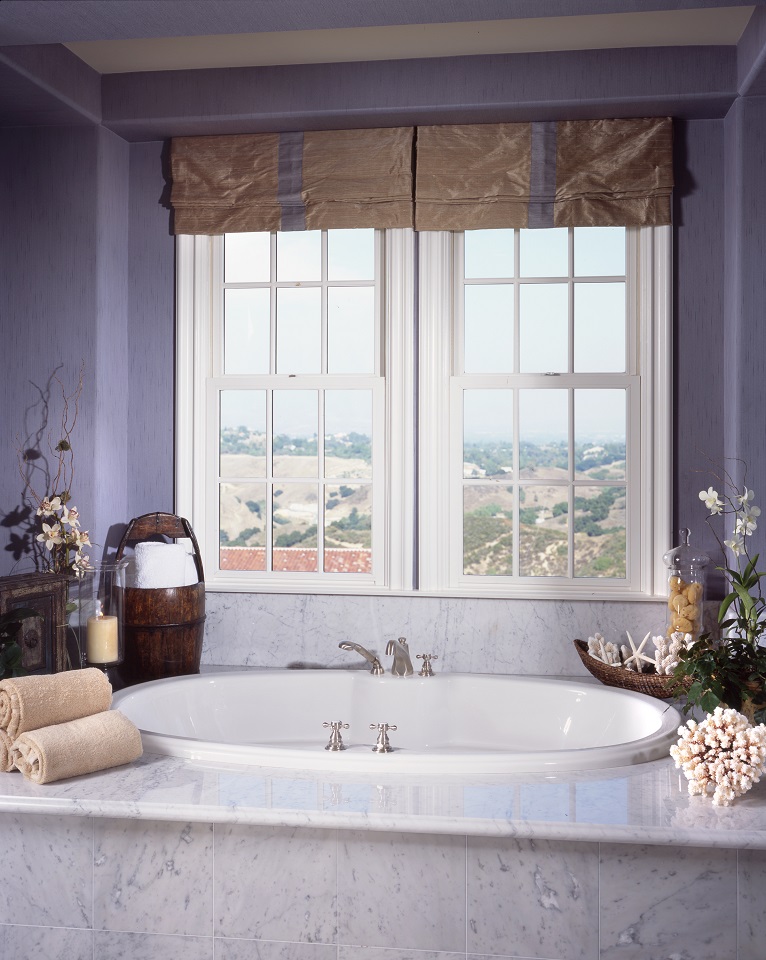 Сиреневая ванная комната дизайн фото 118024534